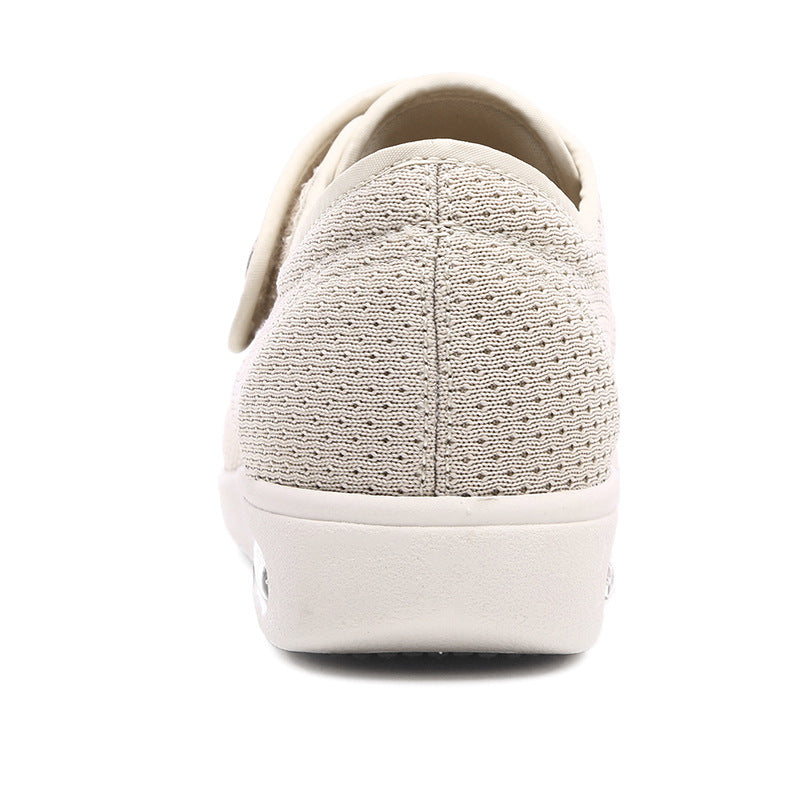 Damen Komfort Mesh Sneaker mit Luftpolstersohle – Atmungsaktive Freizeitschuhe für Alltag und Spaziergänge