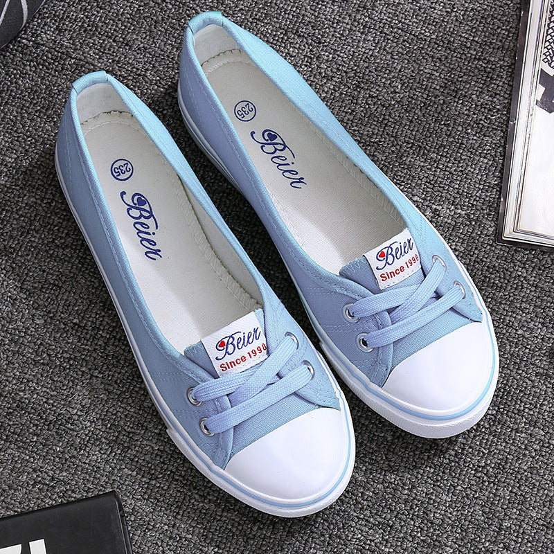 Melissa – Atmungsaktive flache Damenschuhe aus Canvas