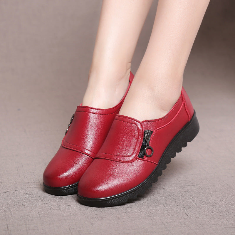 Liam – Bequeme flache Schuhe aus veganem Leder