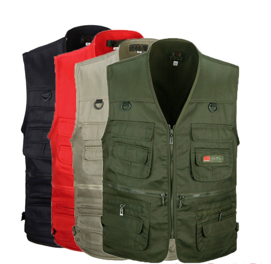 Douglas – Angler vest for outdoor work made of high-quality polyester-cotton blend