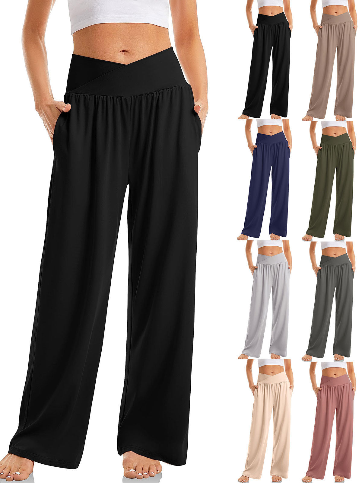 Wendy – Bequeme Damen-Yogahosen mit Kreuzbund