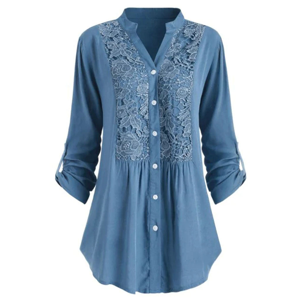 Patricia – lace top with lace panel