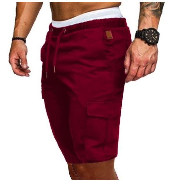 David – Fitted Elastic Men's Cropped Shorts