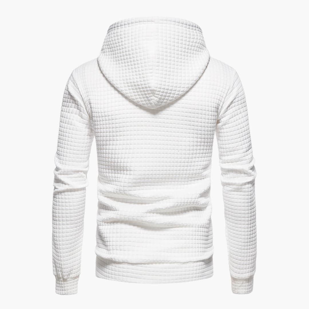 Herren Kapuzenpullover Kariert – Moderner Freizeit Hoodie mit Komfort und Stil