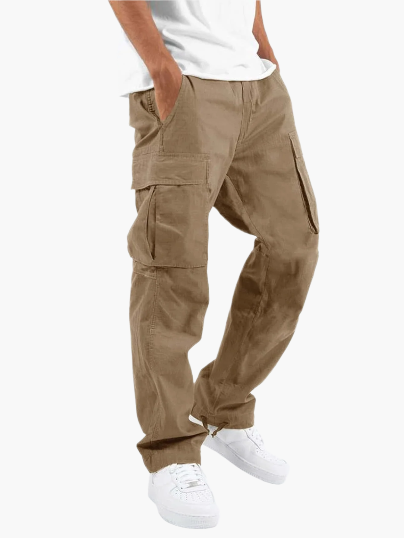Herren Cargo-Hose Freizeit Streetwear – Bequeme Alltagshose mit Taschen & Modernem Schnitt