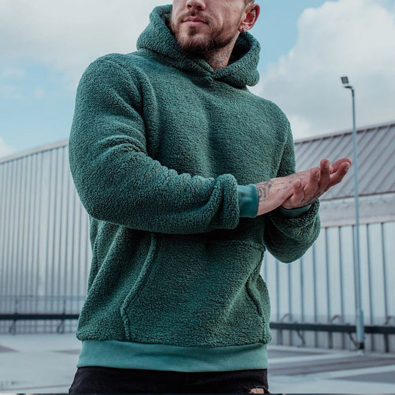 Herren Kapuzenpullover Plüsch Style – Gemütlicher Freizeit Hoodie für maximalen Komfort