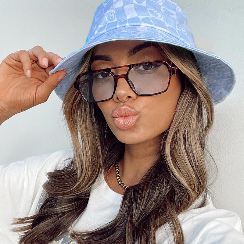 Damen Oversize-Quadrat-Sonnenbrille – Modische Statement-Sonnenbrille für Alltag & Freizeit