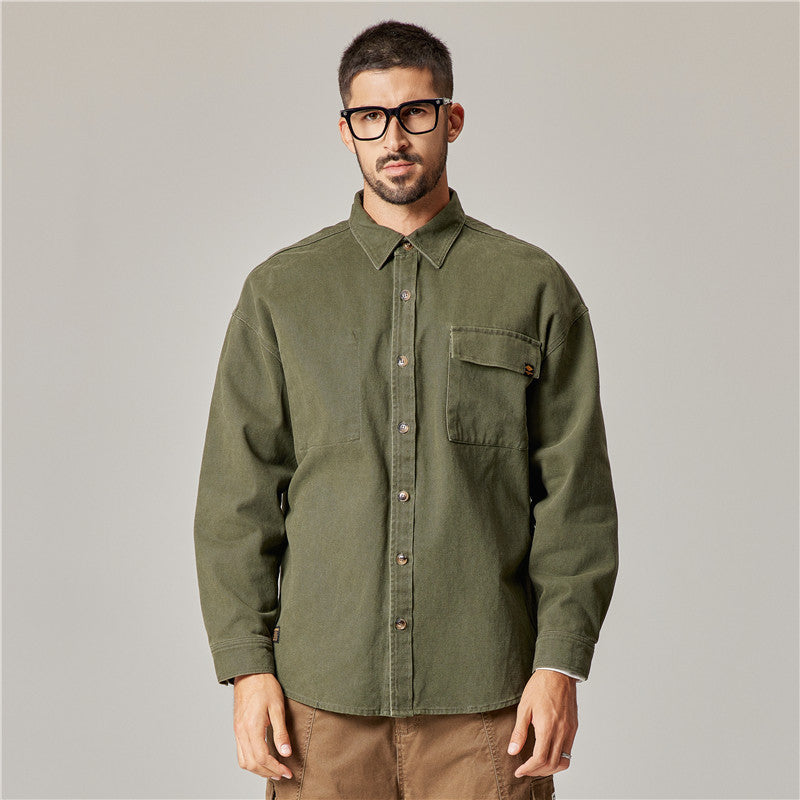 Sam – American Retro Shirt made of Heavy Cotton