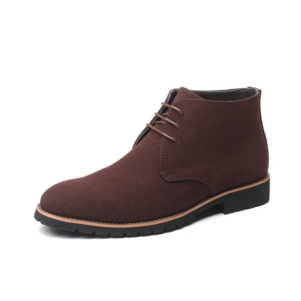 Jeff – Pointed casual boots made of vegan leather