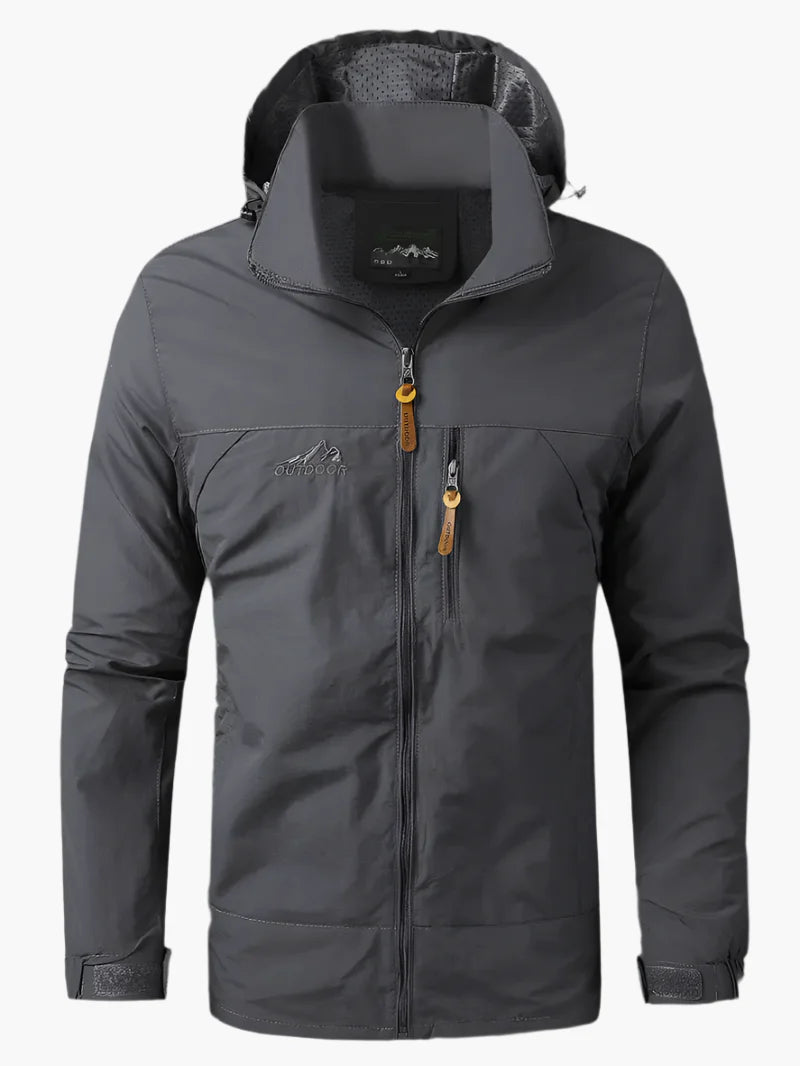 Men's Outdoor Jacket Waterproof Windproof – Functional Hiking & Trekking Jacket for All Weather