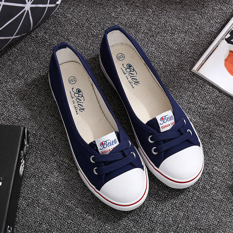 Melissa – Atmungsaktive flache Damenschuhe aus Canvas