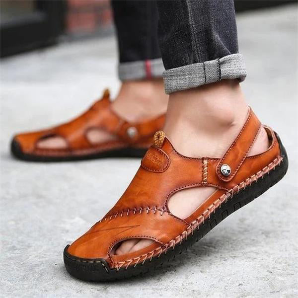 Dennis – Herren Outdoor-Sandalen aus Weichem Leder