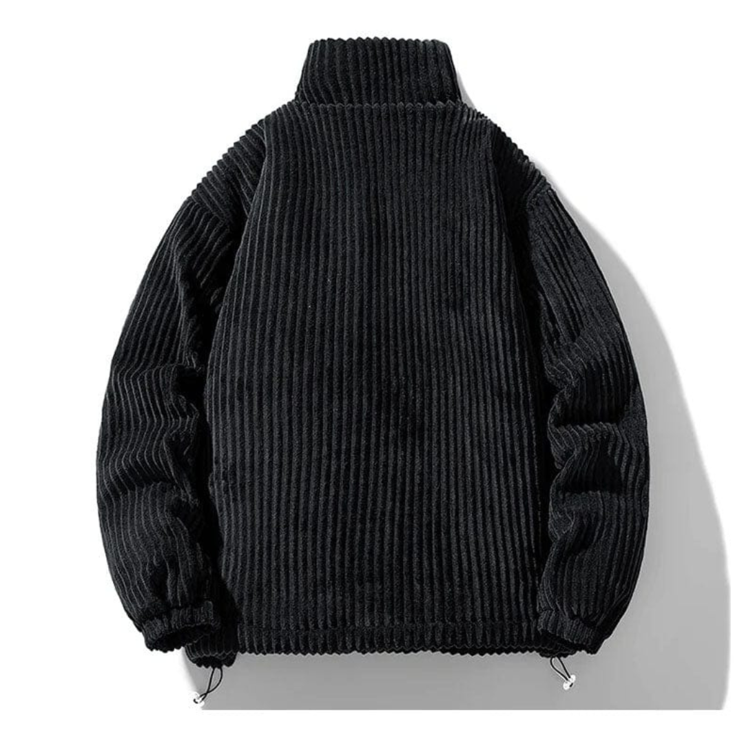 Men's Corduroy Jacket – Warm Stand Collar Casual Jacket for Autumn & Winter