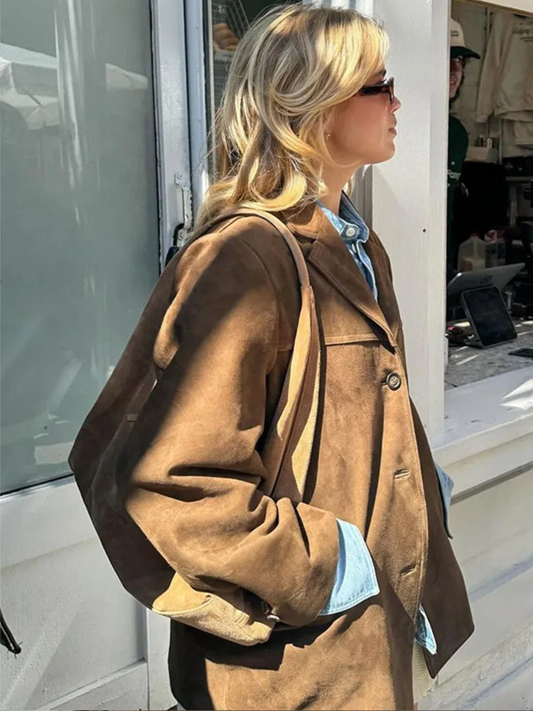 Damen Oversized Trenchcoat – Stilvoller Herbst- und Wintermantel für Business & Freizeit
