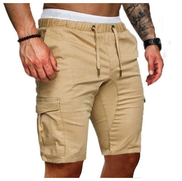 David – Fitted Elastic Men's Cropped Shorts