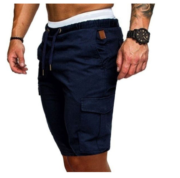 David – Fitted Elastic Men's Cropped Shorts