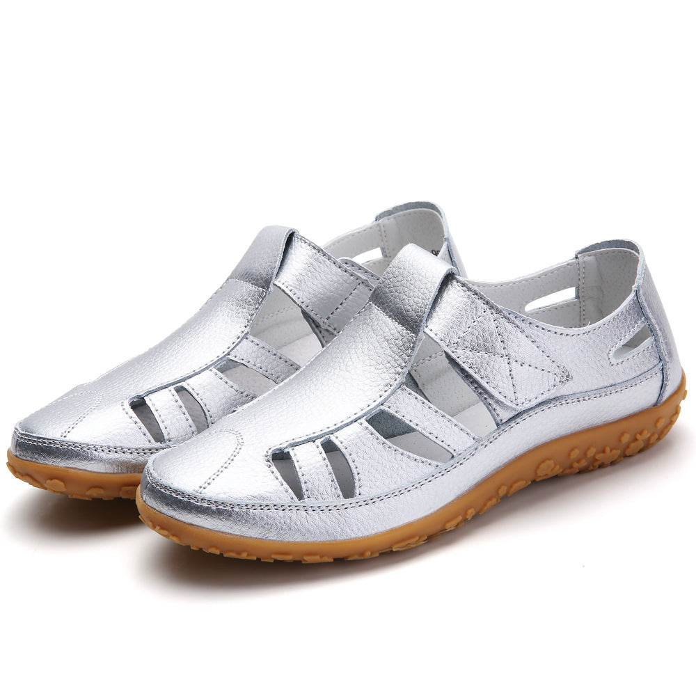 Zoe – Handmade Retro Soft Sole Velcro Casual Shoes for Women