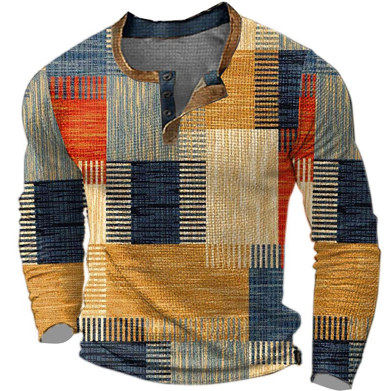 Karl – 3D Printed Long-Sleeve Sweater with Three Buttons