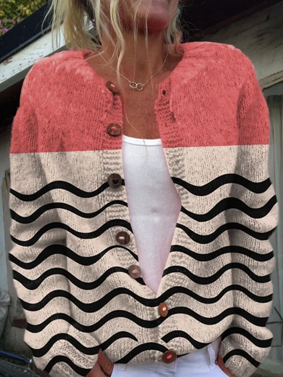 Dawn – Cardigan with 3D Print for Women
