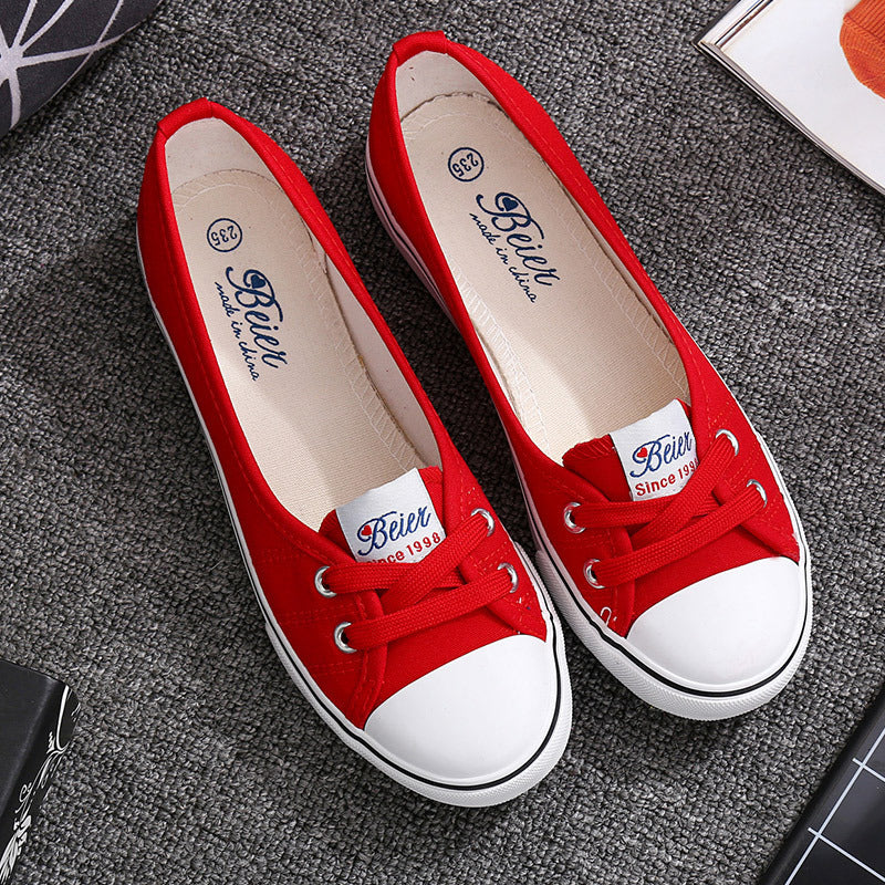 Melissa – Atmungsaktive flache Damenschuhe aus Canvas