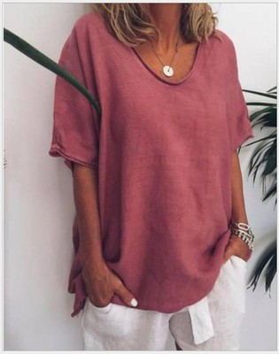 Deborah – Lockere Kurzarm-T-Shirts für Damen im Sommer
