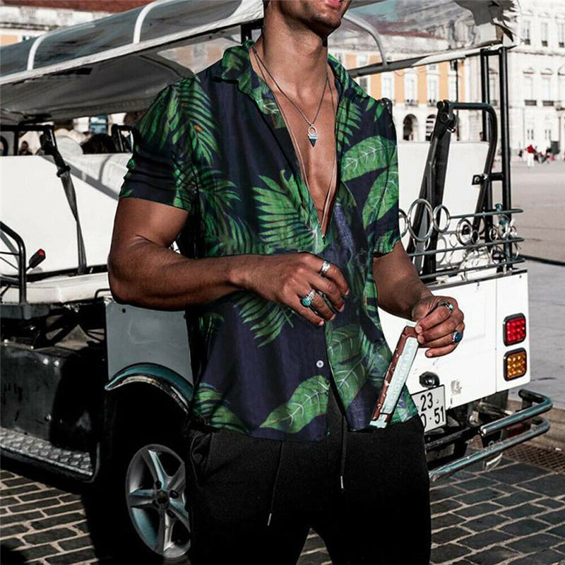 Tom – Herrenhemd mit Strandmotiv