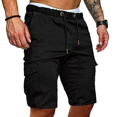 David – Fitted Elastic Men's Cropped Shorts