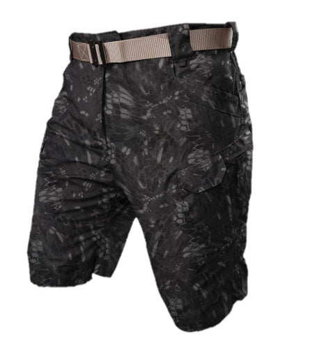 Toby – Taktische Arbeitsshorts aus kariertem Stoff, wasserdicht