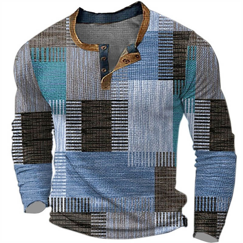Karl – 3D Printed Long-Sleeve Sweater with Three Buttons