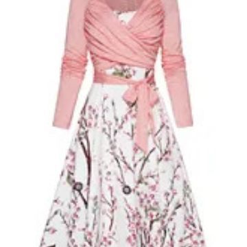 Sarah – Stricktop mit modischem Druck im Zweiteiler-Set