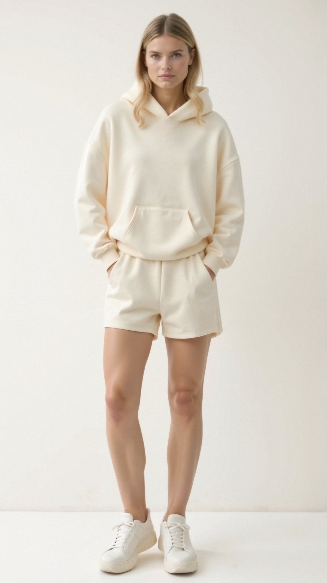 Damen Freizeit Oversize Hoodie mit tropischer Stickerei – Moderner Kapuzenpullover für Alltag und Urlaub