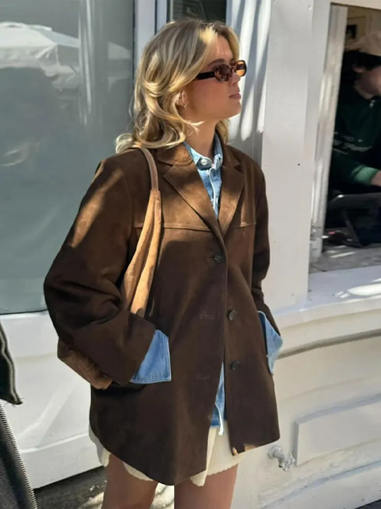 Damen Oversized Trenchcoat – Stilvoller Herbst- und Wintermantel für Business & Freizeit