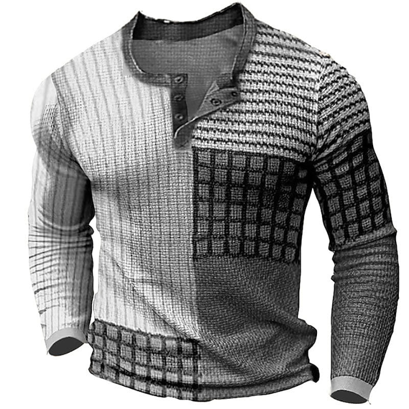 Karl – 3D Printed Long-Sleeve Sweater with Three Buttons