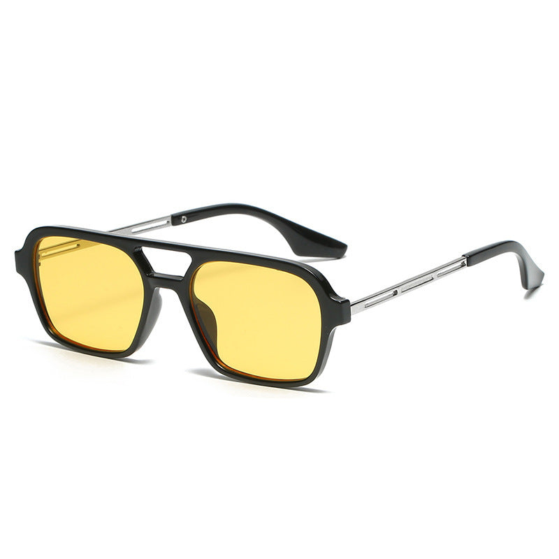 Damen Oversize-Quadrat-Sonnenbrille – Modische Statement-Sonnenbrille für Alltag & Freizeit