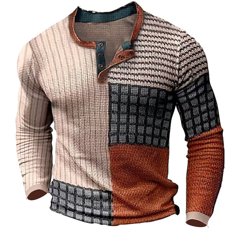 Karl – 3D Printed Long-Sleeve Sweater with Three Buttons