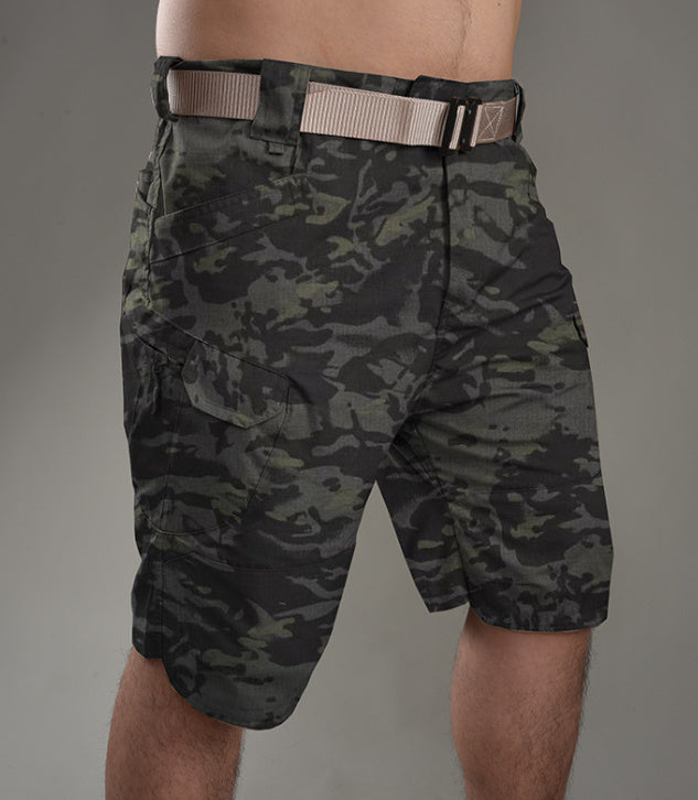 Toby – Taktische Arbeitsshorts aus kariertem Stoff, wasserdicht