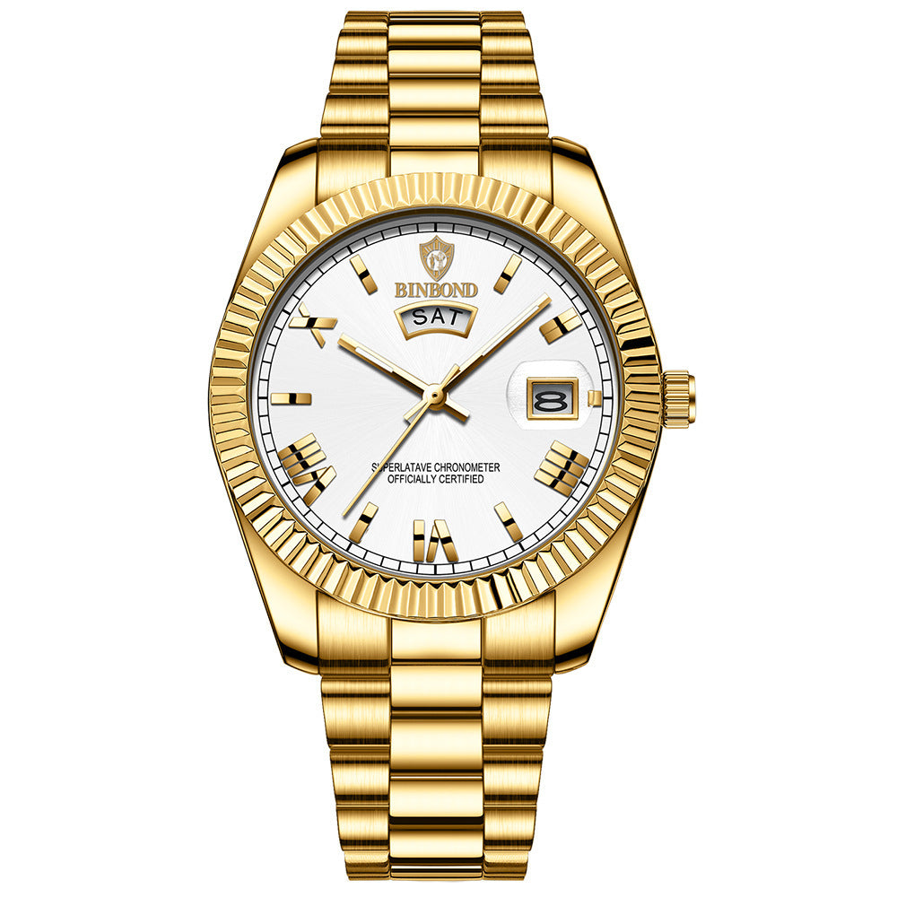 Men's Luxury Business Quartz Watch – Elegant Analog Dress Watch for Everyday & Occasion