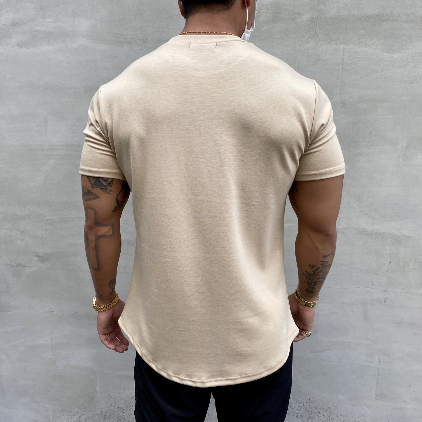 Wendy – American Slim Fit Muskel Rundsaum Kurzarmshirt