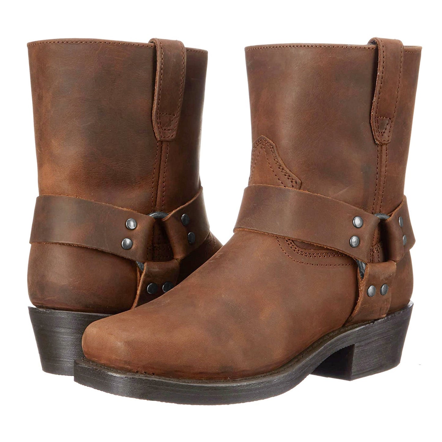 Brendan – Vielseitige Herren-Casual-Stiefel aus veganem Leder im Retro-Stil