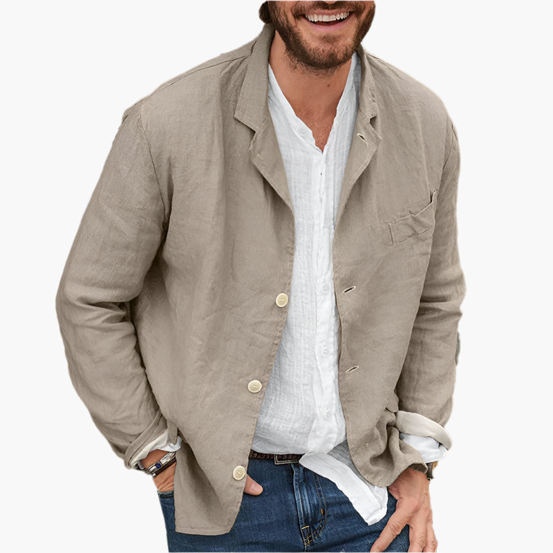 Men's Casual Blazer – Modern Leisure Jacket for Style-Conscious Outfits