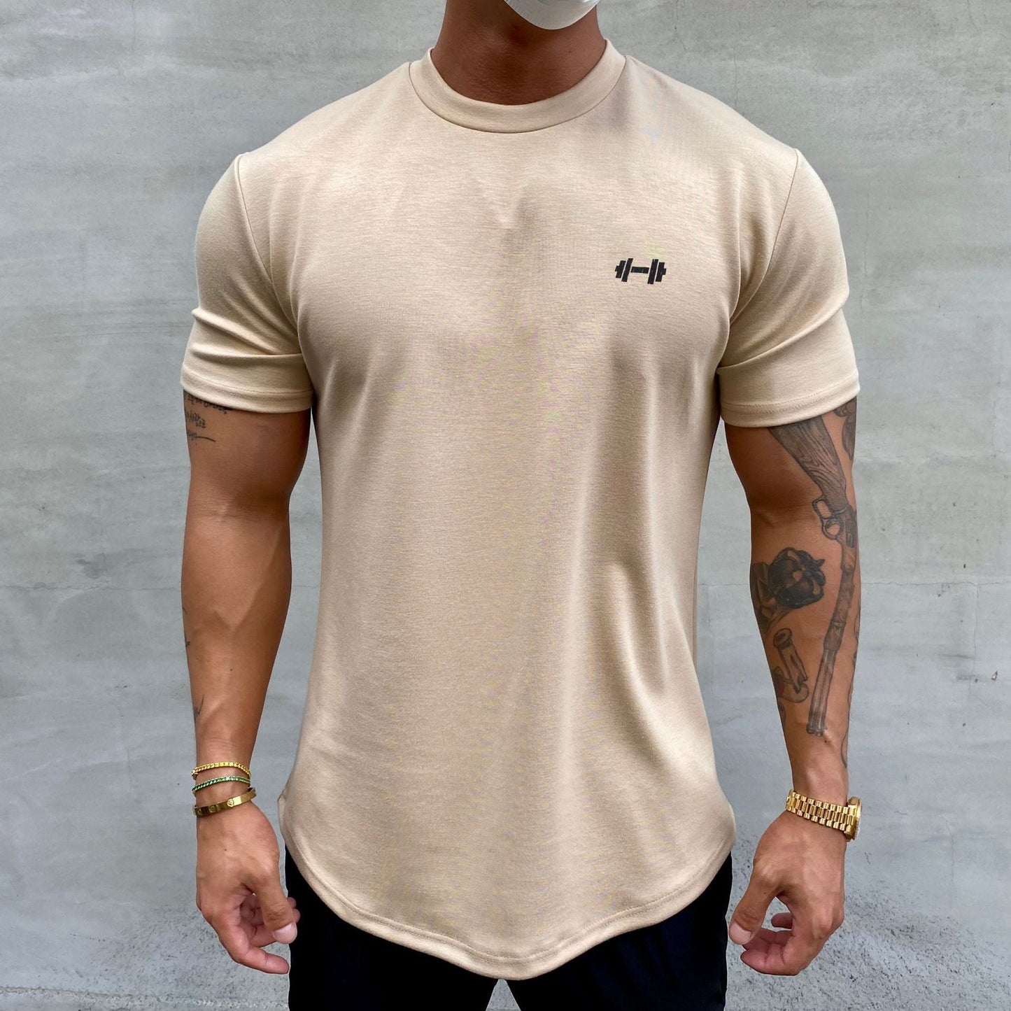 Wendy – American Slim Fit Muskel Rundsaum Kurzarmshirt