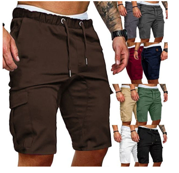 David – Fitted Elastic Men's Cropped Shorts