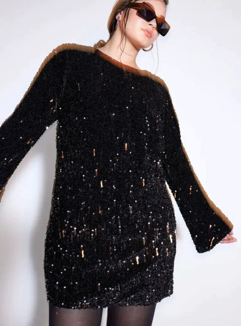 Amy – Elegantes Paillettenkleid