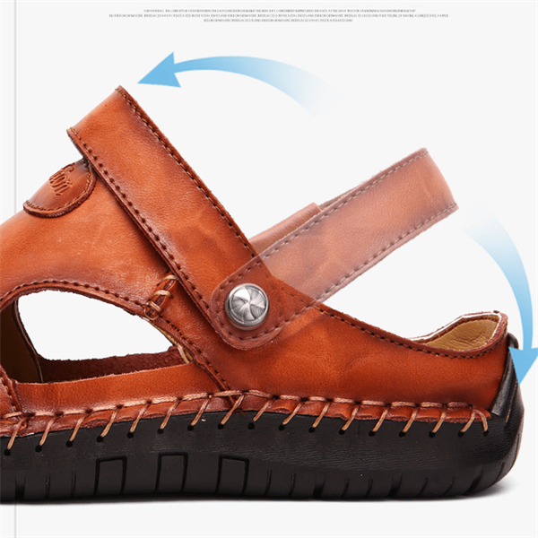 Dennis – Herren Outdoor-Sandalen aus Weichem Leder