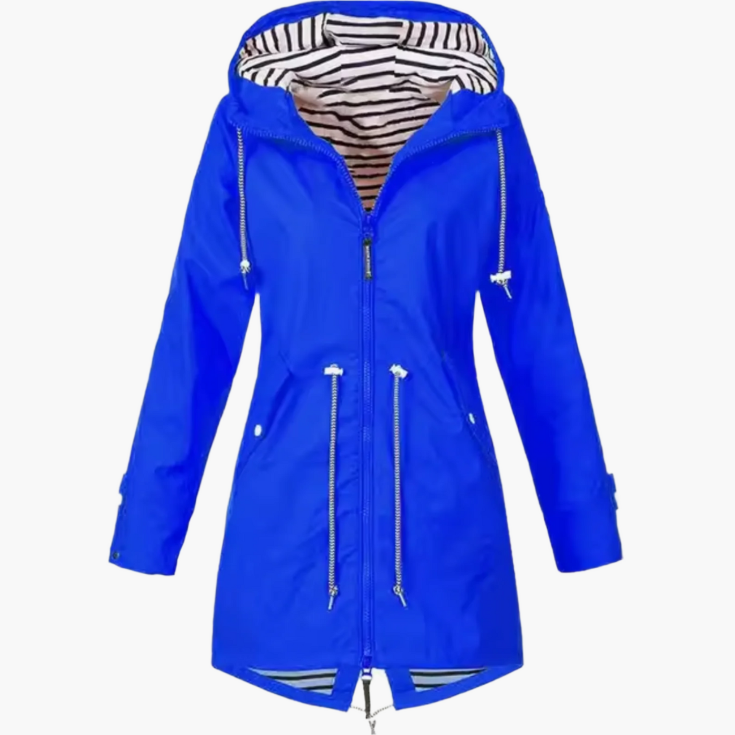 Damen Outdoor Regenjacke mit Kapuze – Wasserdichte Windjacke für Freizeit, Wandern & Alltag