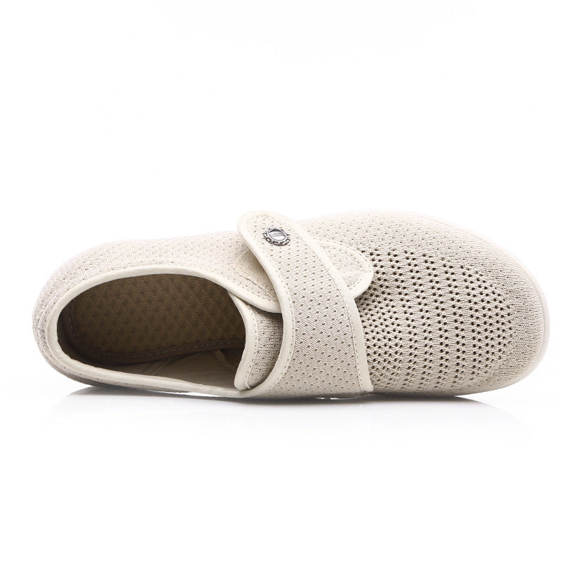 Damen Komfort Mesh Sneaker mit Luftpolstersohle – Atmungsaktive Freizeitschuhe für Alltag und Spaziergänge