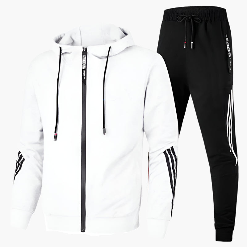 Herren Trainingsanzug Sportlich Modern Freizeit Fitness Jogginganzug
