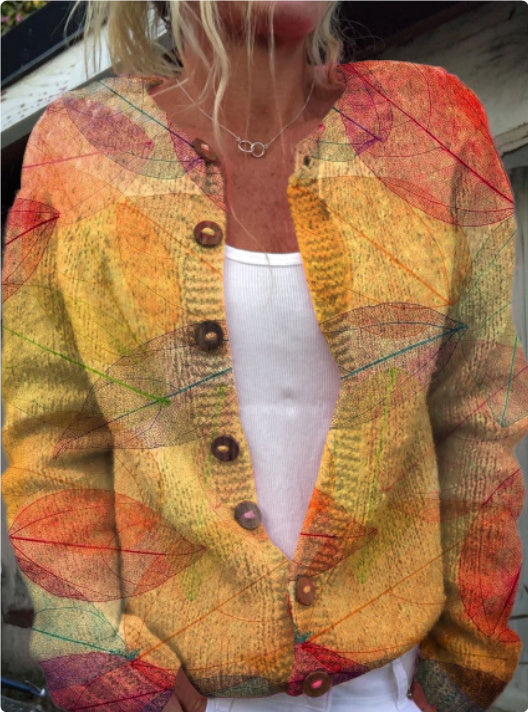 Dawn – Cardigan with 3D Print for Women