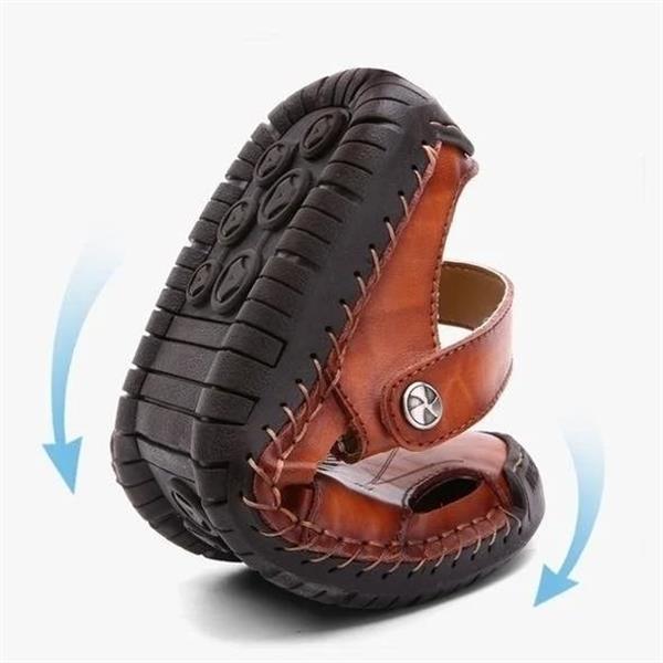 Dennis – Herren Outdoor-Sandalen aus Weichem Leder