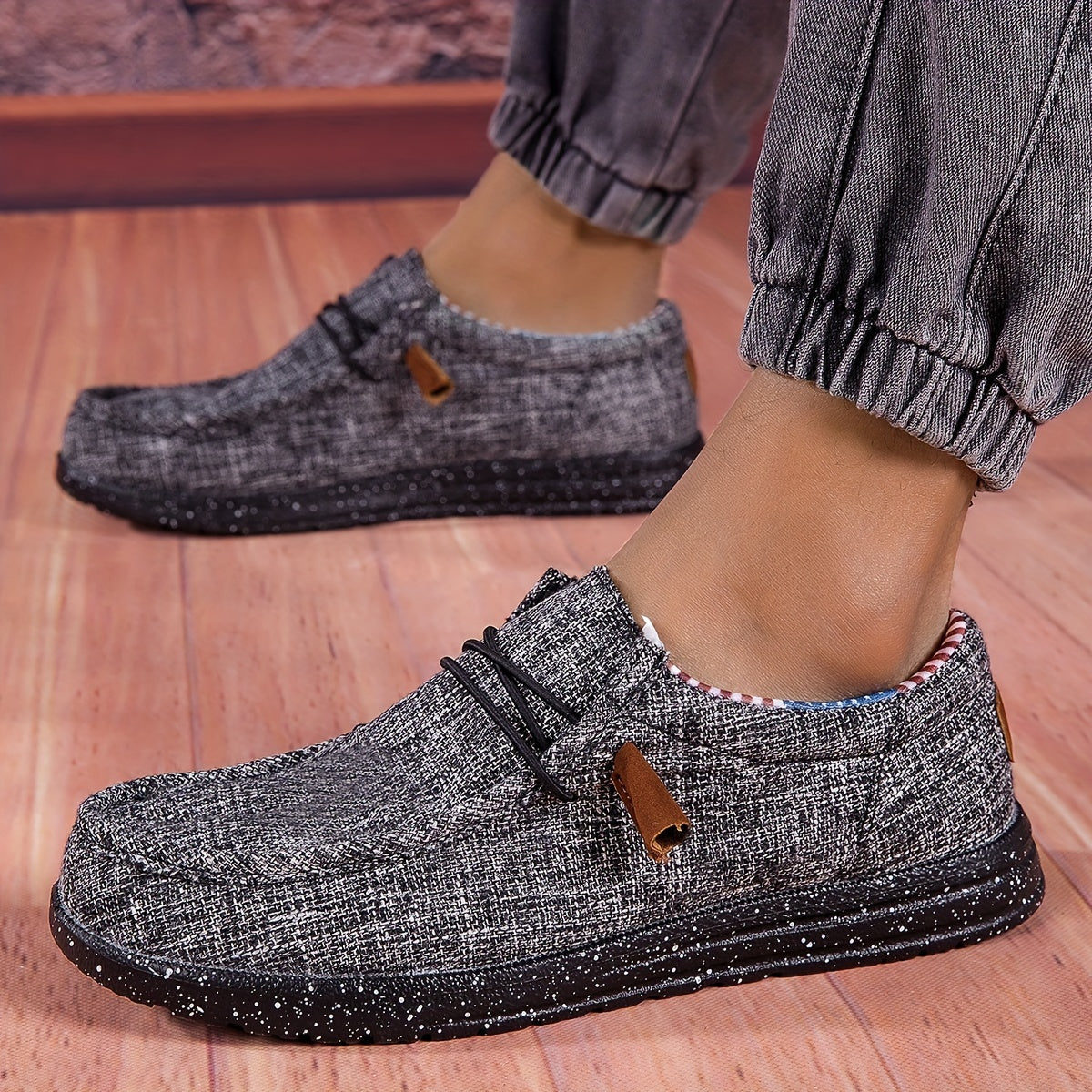 Men's casual slip-ons in modern loafer style – Comfortable slip-on shoes for everyday and leisure use